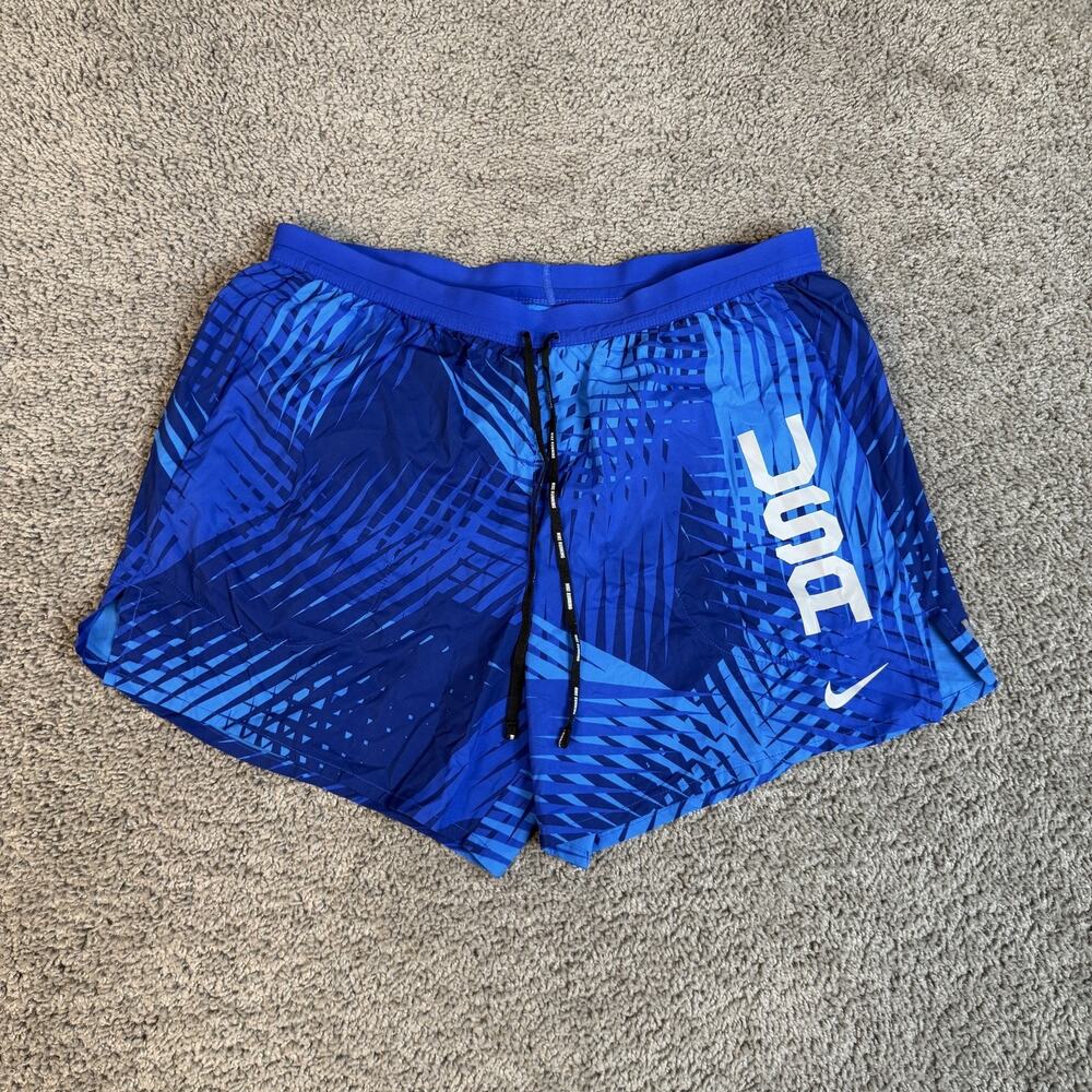 USA Soccer Shorts Mens L Blue Nike Dri-FIT Team USA Training Running Performance